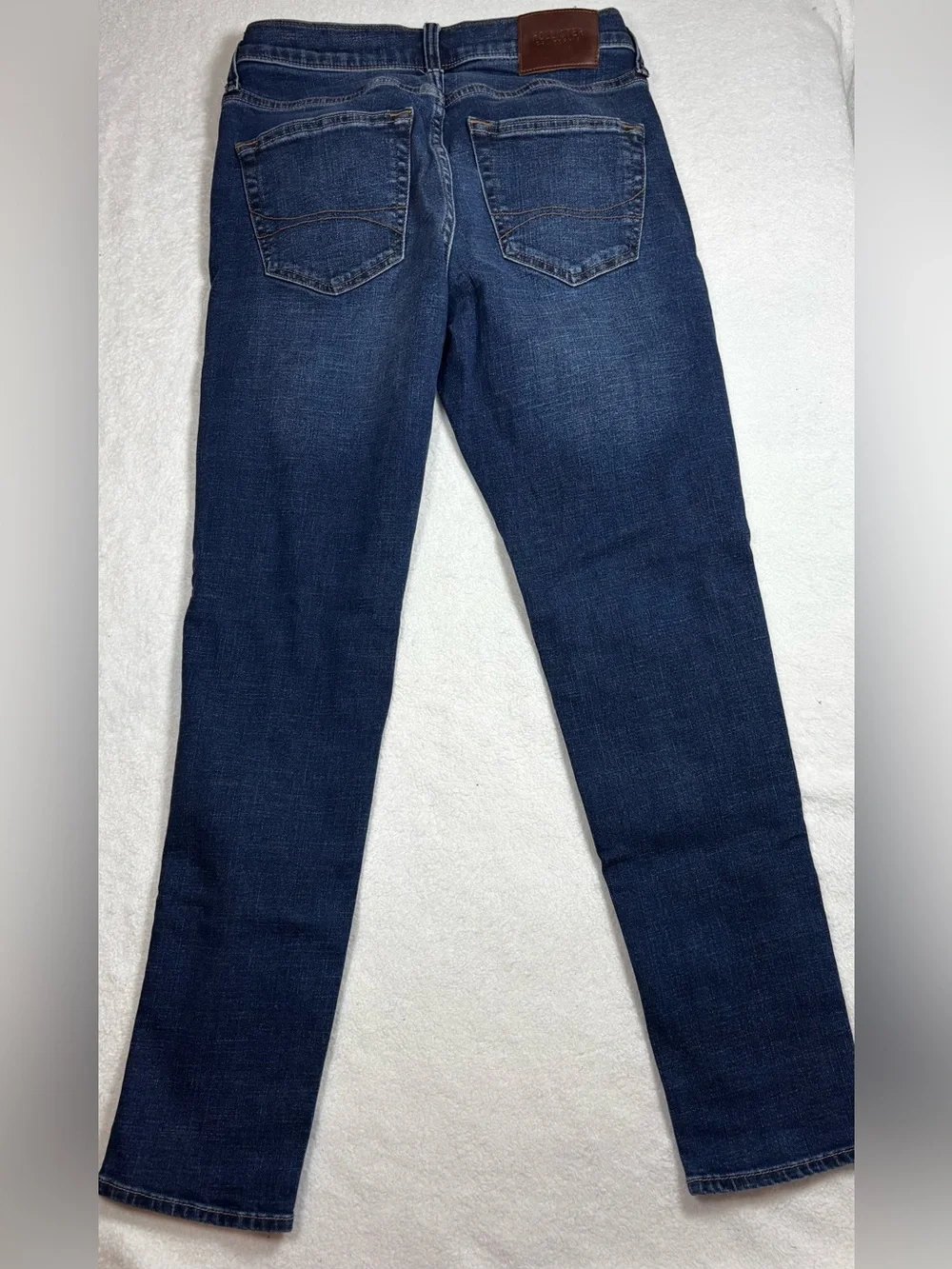 Men’s Hollister Athletic Skinny Stretch Jeans W29 L32 Dark Wash Denim EUC